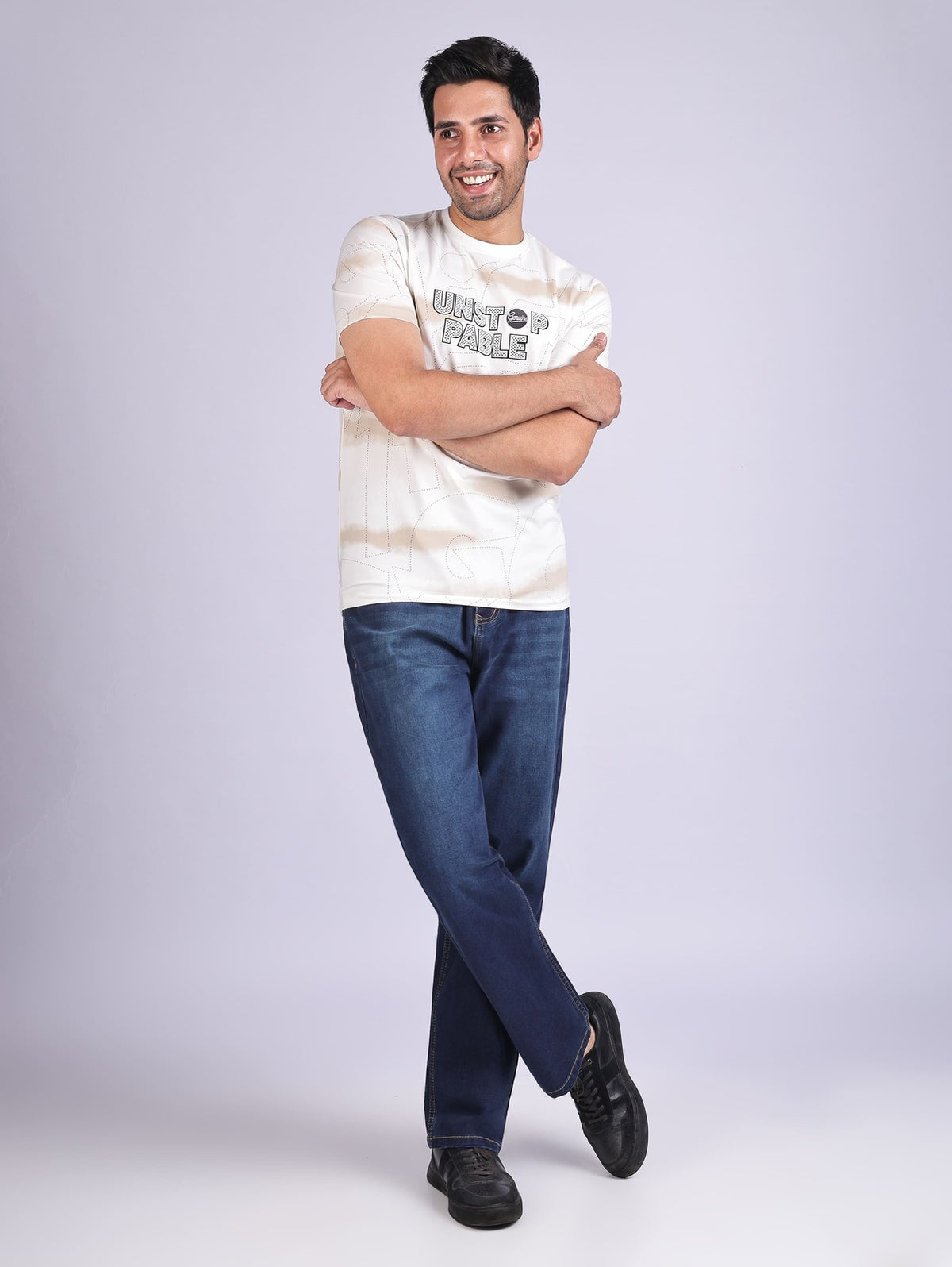 Dark Blue Regular Fit Jeans