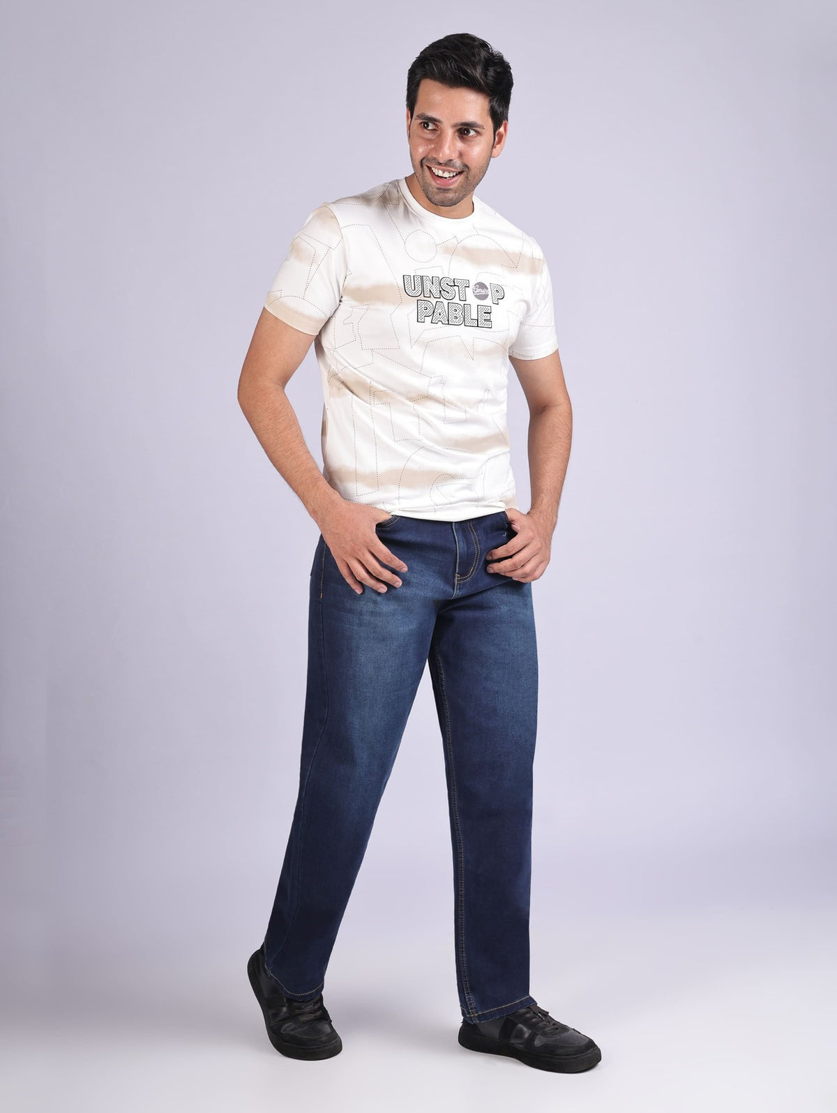 Dark Blue Regular Fit Jeans